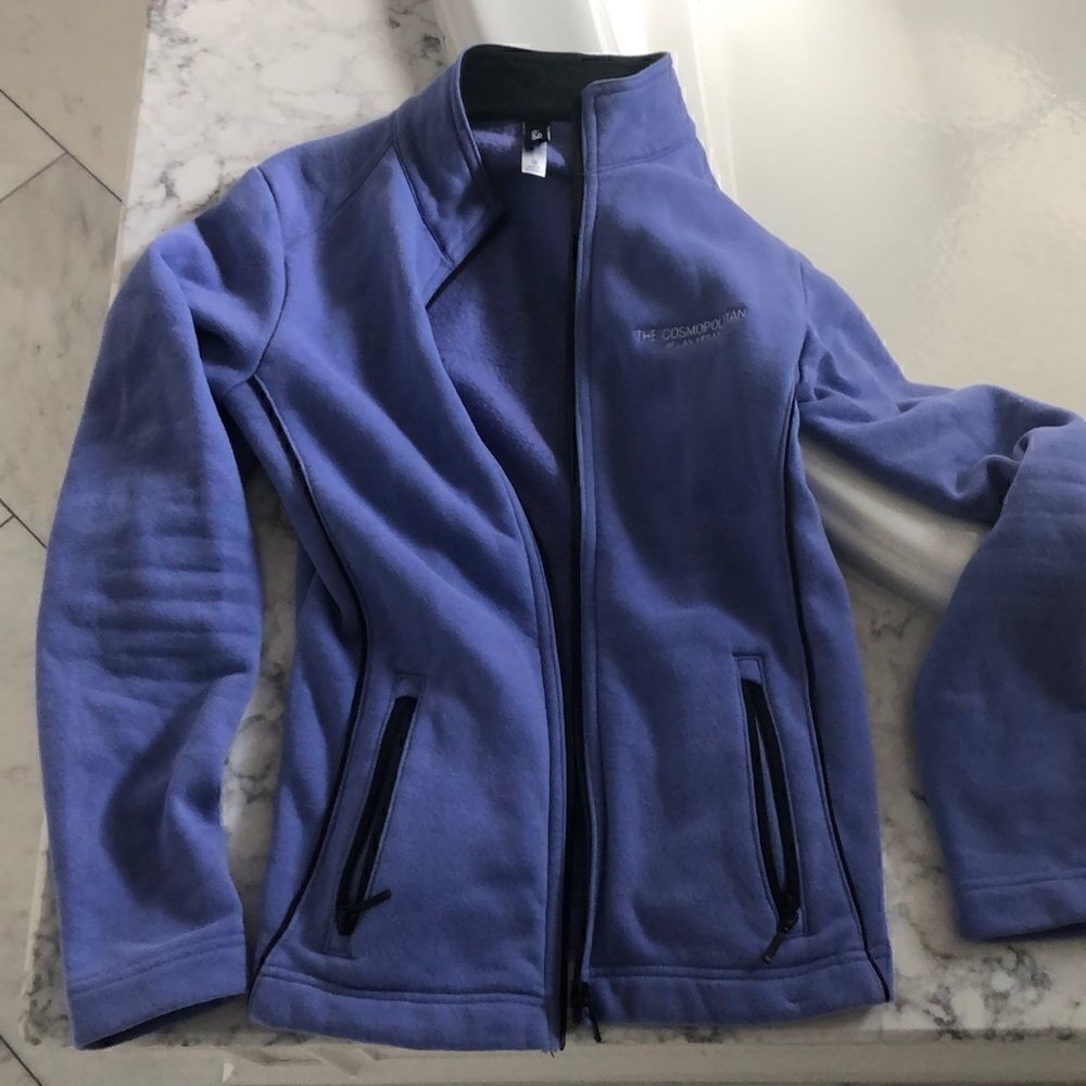 Purple Gear fleece lined zip up jacket sz XS